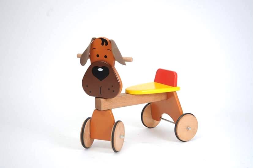 Wooden pedal-less bicycle Puppy