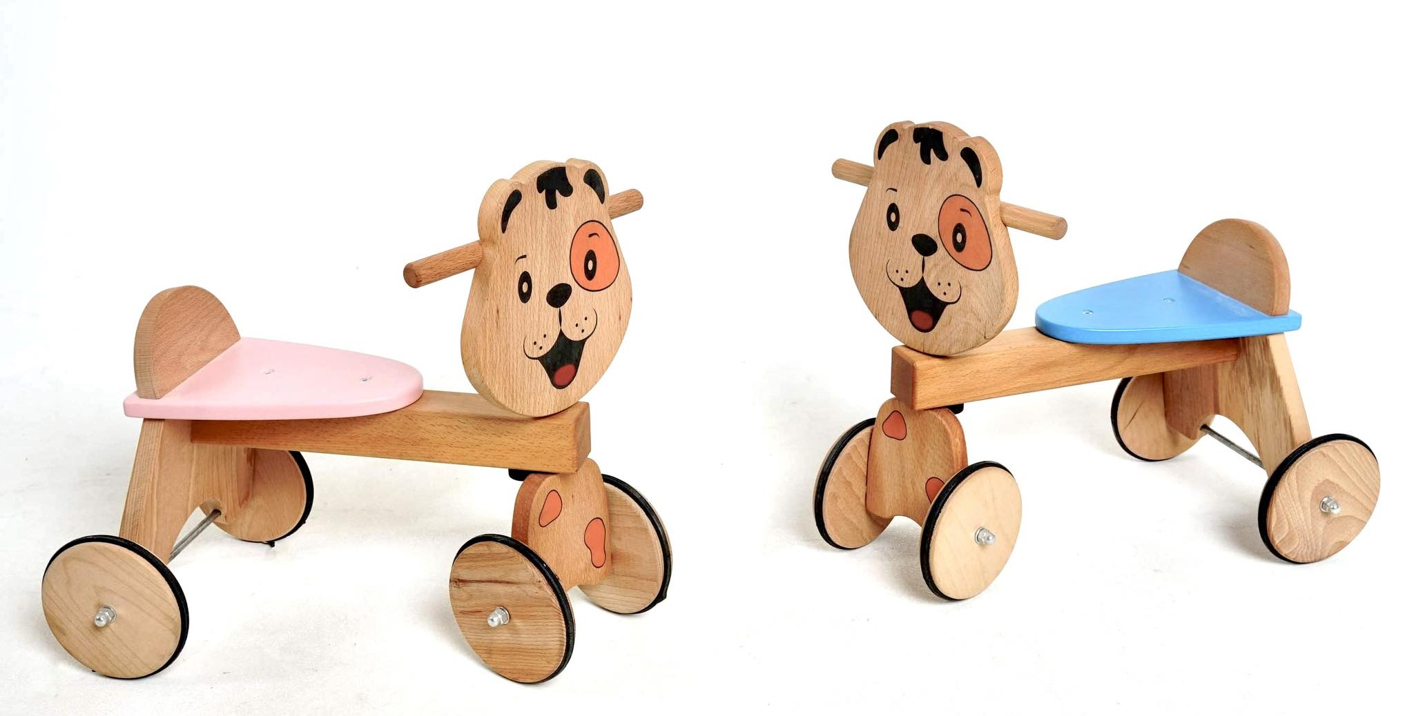 Wooden pedal-less bicycle Puppy