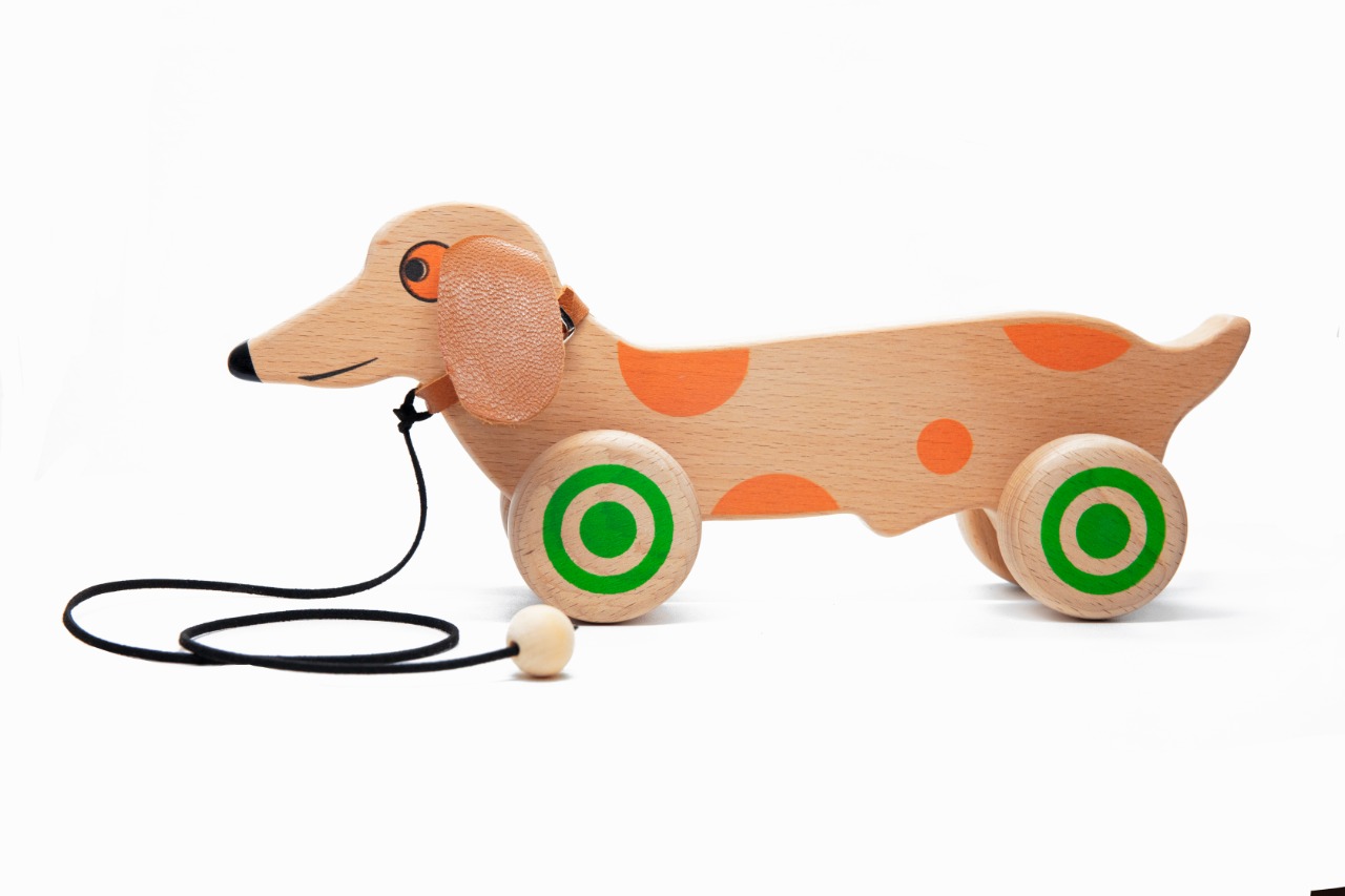 wooden dog